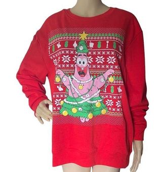 SPONGEBOB SQUAREPANTS Patrick Star Christmas sweatshirt