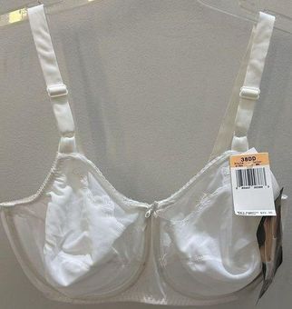 Bali Flower Full Support White Underwire Bra Size 38DD NWT - $18 New With  Tags - From Jackie