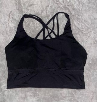 CRZ Yoga Women's CRAZY YOGA Sports Bra Black Size L - $20
