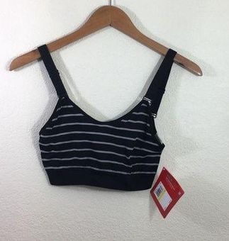 FILA NWT seamless striped black bra Size M - $13 New With Tags - From Maria