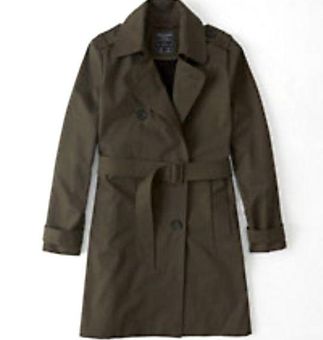 Abercrombie and store fitch trench coat