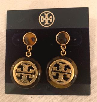 Tory burch tortoise earrings deals