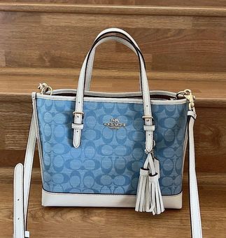 Coach Mollie Tote 25 in Signature Chambray