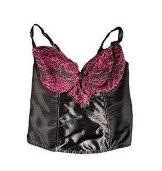 Cacique Black and Pink Lingerie Top Size 2X - $26 - From Tiera