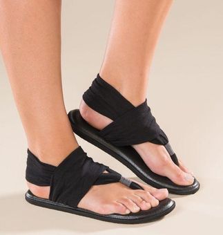 Sanuk Yoga Sling women's sandals all black! Size 8 - $22 - From Emily