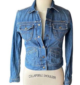 Lucky Brand Denim Blue Jean Jacket ~ Women's Size SMALL - $29