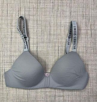 Victoria's Secret, Intimates & Sleepwear, Victorias Secret T Shirt Bra  Gray Size 32b