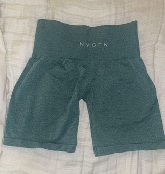 NVGTN Pro Seamless Shorts - Forest Green