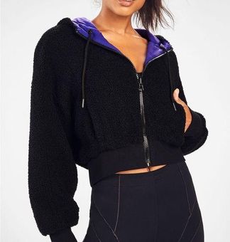 Fabletics, Jackets & Coats, Fabletics Crushed Velvet Puffer Coat