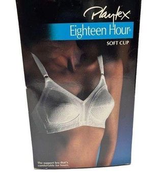 New Vintage Playtex Eighteen Hour Full Figure Soft Cup Bra 40C