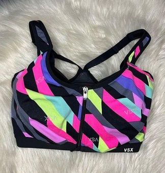 Victoria's Secret knockout colorful sports bra sz 32DDD - $28 - From Blue