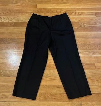 JEANS Talbots Womens Size 14 Dark Blue Stretch Wide Leg Pants