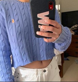 Ralph lauren deals cropped jumper