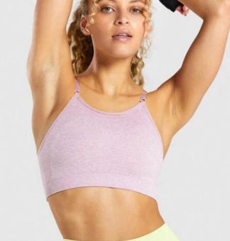 Gymshark Flex Strappy Sports Bra Purple Size M - $21 (41% Off