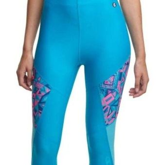 Champion medium retro mtv blue leggings - $36 - From Brittany