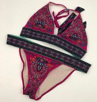 Victoria's Secret 2 Piece Paisley Boho Bikini Set Multiple - $22 (67% Off  Retail) - From Tabitha