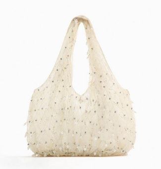 Zara, Bags, Zara Pearl Shoulder Bag