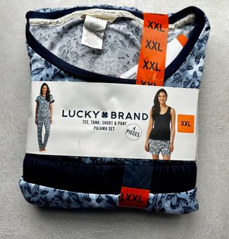 Lucky Brand Ladies 4-Piece Pajama Set 