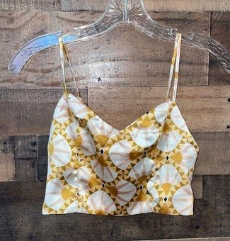 House of Harlow 1960 Satin Printed Bralette Crop Top Size XS - $40 - From  Renee