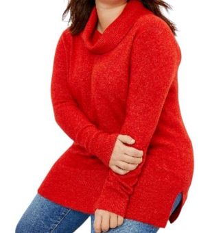 Cowl neck tunic sweater on sale loft