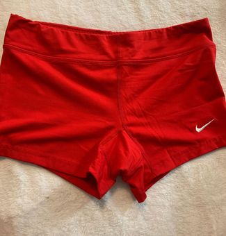 Red nike cheap volleyball spandex