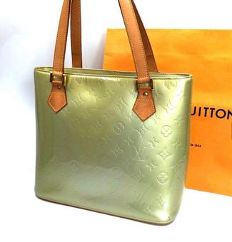 Louis Vuitton, Bags, Louis Vuitton Vintage Hand Bag Houston Green Vernis