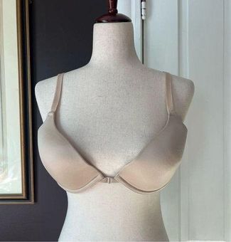 Wonderbra 7638 Light Lift Front Close Padded Push Up Demi Cup Bra in Nude  38C Size undefined - $23 - From Wendy