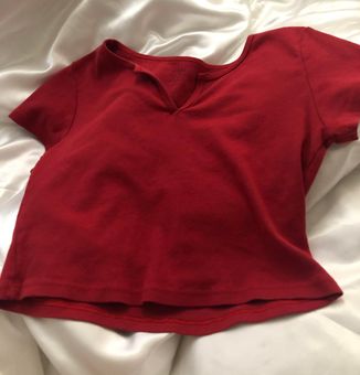 Brandy Melville red brandy top - $13 (45% Off Retail) - From casey