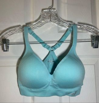 Bcg Blue/Turquoise Low Support Padded Racerback Sports Bra S - $13 - From  Hayley