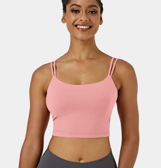 Women's Double Straps Backless Twisted Cropped Yoga Tank Top - Halara