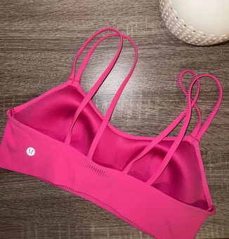 Lululemon Pink Sports Bra  Pink sports bra, Lululemon, Sports bra