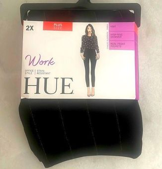 Hue leggings plus size front pocket knit high rise skimmer black pants NEW  Sz 2X - $41 New With Tags - From Earlisha