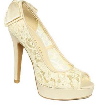 Chinese Laundry lace wedding pumps shoes