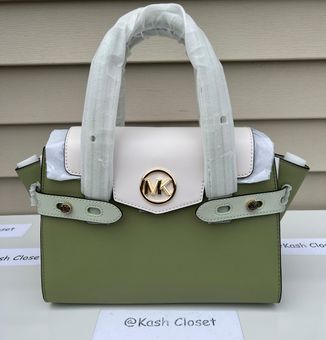 Michael Kors Carmen Medium Flap Satchel Shoulder Bag