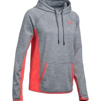 Under Armour Under armor cold gear storm hoodie hot pink and gray small  loose fit sweatshirt - $24 - From Paydin