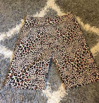 American eagle hot sale cheetah biker shorts