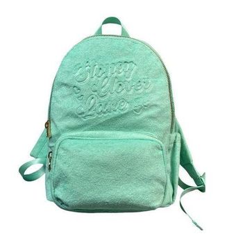Stoney Clover Lane x Target Womens Backpack Light Green Terry Cloth  Embossed NEW - $30 New With Tags - From Kathy