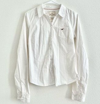 Hollister Womens Button Down Shirts in Womens Tops