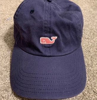 Classic Vineyard Vines Whale Relaxed Fit Strap Back Hat Baseball