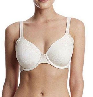 Bali Floral Lace Overlay One U Side Smoothing Underwire Bra Beige Nude 40DDD  White Size undefined - $25 - From Laura