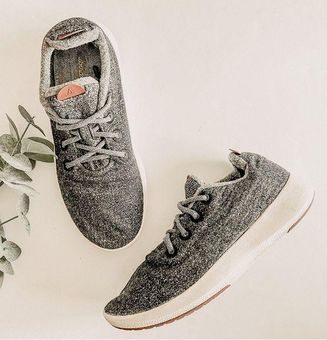 Women's Wool Runner Mizzles - Dark Grey (Natural White Sole)