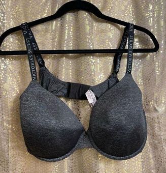 Victoria's Secret Dark Gray Cotton Lightly Lined T Shirt Full Coverage Bra  40DD Size undefined - $19 - From Jessica