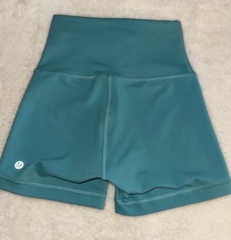 Lululemon Wunder Train High-Rise Short 4” Blue Size 2 - $45 (29