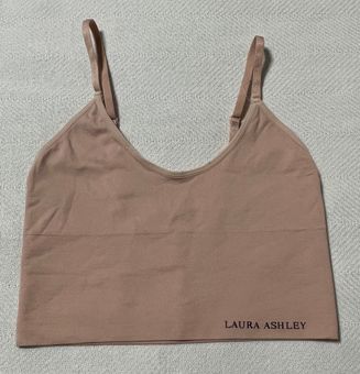 Laura Ashley Cropped Tank Top Tan - $12 - From Jamie
