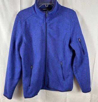 L.L.Bean Fleece Full-Zip Jacket Sweater Shell Coat Front Pockets