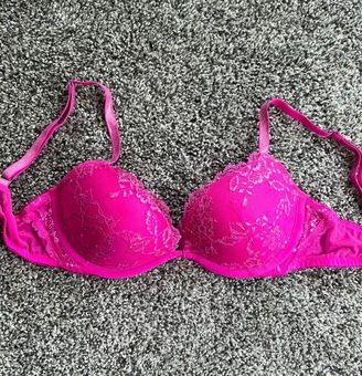 PINK Victoria’s Secret Logo Push-Up Bra