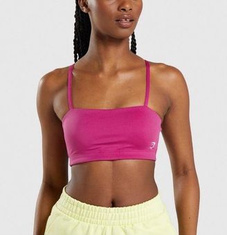 Gymshark Bandeau Sports Bra Dragon Pink - $19 - From Bambi