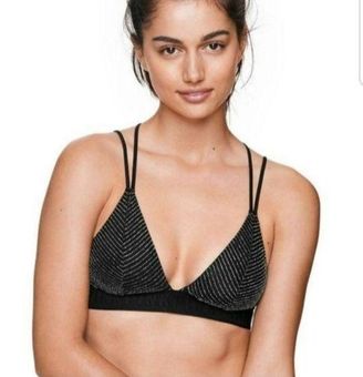  Black Strappy Bralette