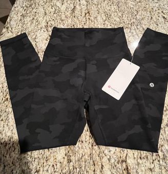 lululemon athletica, Pants & Jumpsuits, Lululemon Align Crop 2 In  Heritage 365 Camo Deep Coal Multi Size 2