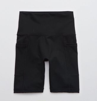 Aerie AE Offline Black Goals Pocket 7in Inseam Bike Short Size Medium NWT -  $35 New With Tags - From Jordan